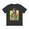 Printify T-Shirt Dark Heather Grey / 2XS Anime Peace Girl - Anime World - Back Design