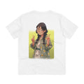 Printify T-Shirt White / 2XS Anime Peace Girl - Anime World - Back Design