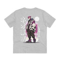 Printify T-Shirt Heather Grey / 2XS Anime Pink Hair Boy Streetwear - Anime World - Back Design