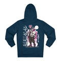 Printify Hoodie French Navy / S Anime Pink Hair Boy Streetwear - Anime World - Hoodie - Back Design