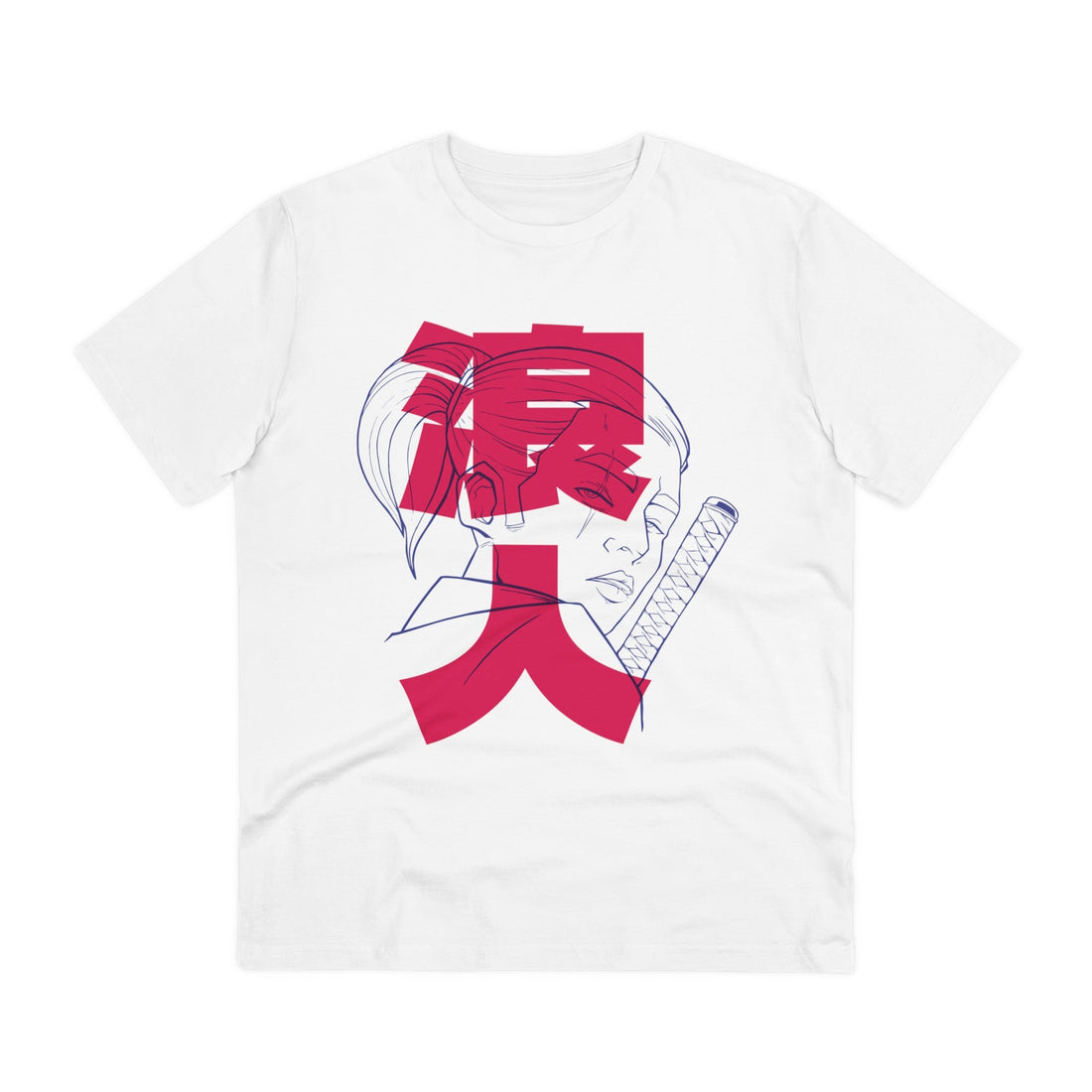Printify T-Shirt White / 2XS Anime Ronin Japanese - Anime World - Front Design