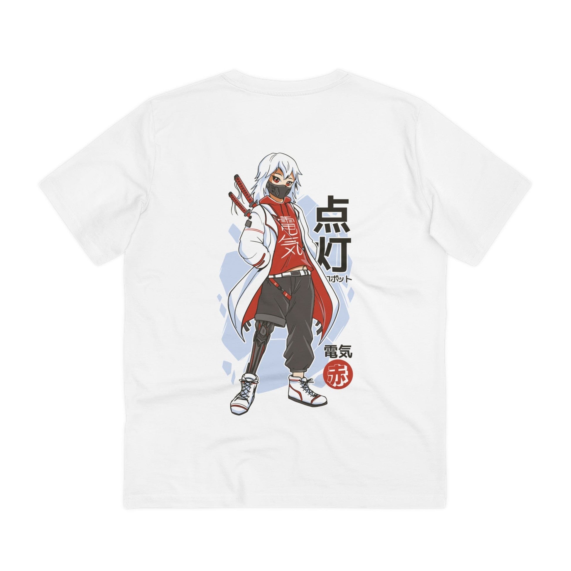 Printify T-Shirt White / 2XS Anime Techware Mecha - Anime World - Back Design