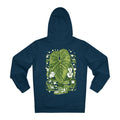 Printify Hoodie French Navy / S Anthurium Cupulispathum - Cartoon Plants - Hoodie - Back Design