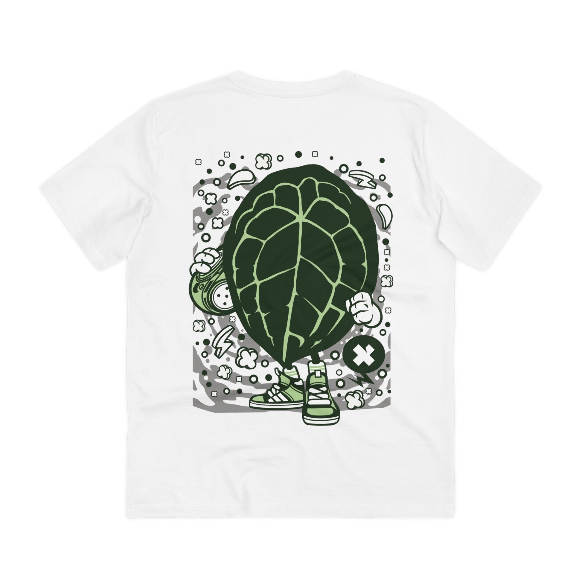 Printify T-Shirt White / 2XS Anthurium Forgetii - Cartoon Plants - Back Design