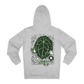 Printify Hoodie Heather Grey / S Anthurium Forgetii - Cartoon Plants - Hoodie - Back Design