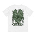 Printify T-Shirt White / 2XS Anthurium Luxurians - Cartoon Plants - Back Design