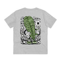 Printify T-Shirt Heather Grey / 2XS Anthurium Veitchii - Cartoon Plants - Back Design