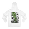 Printify Hoodie White / S Anthurium Veitchii - Cartoon Plants - Hoodie - Back Design