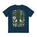 Printify T-Shirt French Navy / 2XS Anthurium Warocqeanum - Cartoon Plants - Back Design