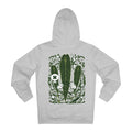 Printify Hoodie Heather Grey / S Anthurium Warocqeanum - Cartoon Plants - Hoodie - Back Design