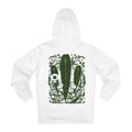 Printify Hoodie White / S Anthurium Warocqeanum - Cartoon Plants - Hoodie - Back Design