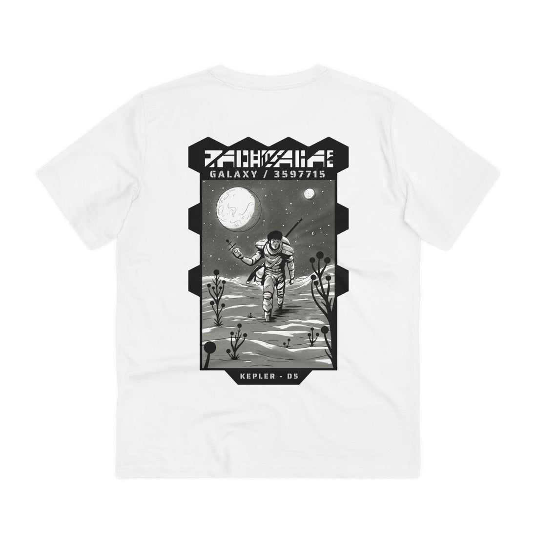 Printify T-Shirt White / 2XS Astronaut Adventure - Astronauts in Space - Back Design
