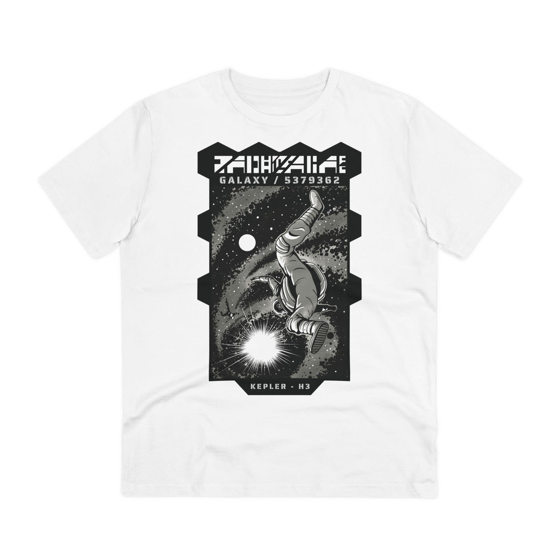 Printify T-Shirt White / 2XS Astronaut falling in Space - Astronauts in Space - Front Design