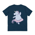 Printify T-Shirt French Navy / 2XS Ballet Unicorn - Unicorn World - Back Design