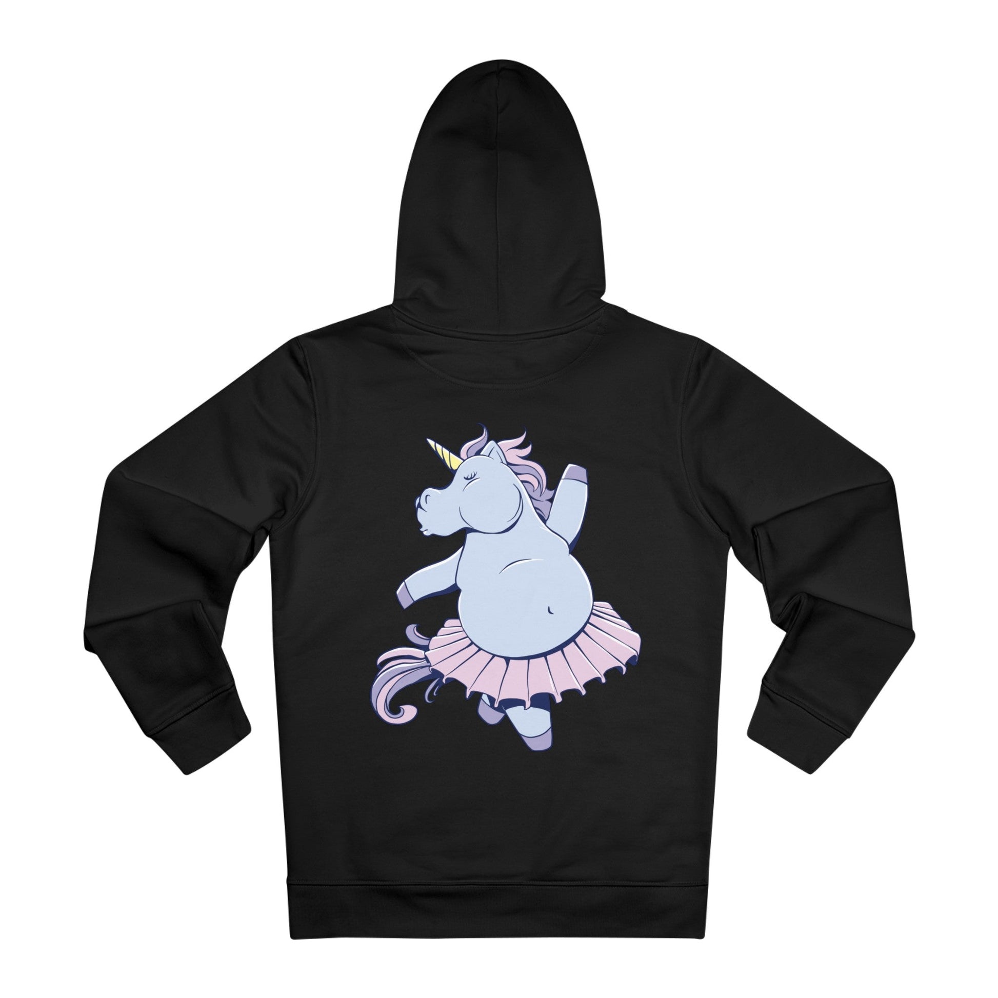 Printify Hoodie Black / 2XL Ballet Unicorn - Unicorn World - Hoodie - Back Design