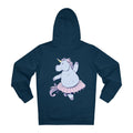 Printify Hoodie French Navy / S Ballet Unicorn - Unicorn World - Hoodie - Back Design