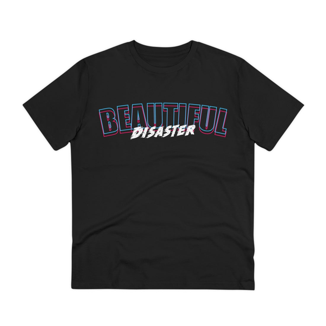 Printify T-Shirt Black / 2XS Beautiful Disaster - Streetwear - King Breaker - Front Design