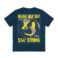 Printify T-Shirt French Navy / 2XS Believe your self stay strong - Streetwear - Joker - Back Design
