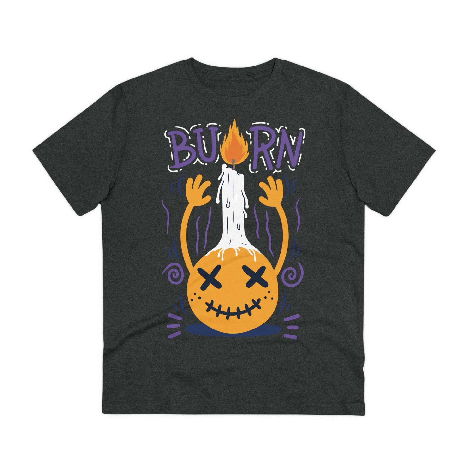 Printify T-Shirt Dark Heather Grey / 2XS Burn for Smile - Streetwear - I´m Fine - Front Design