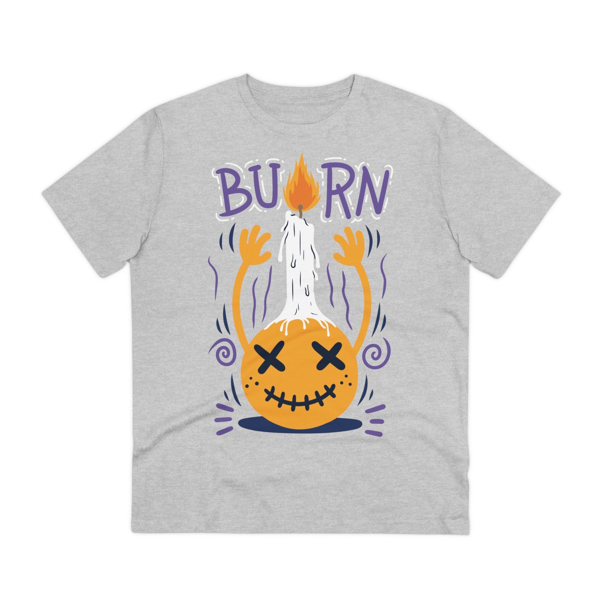 Printify T-Shirt Heather Grey / 2XS Burn for Smile - Streetwear - I´m Fine - Front Design
