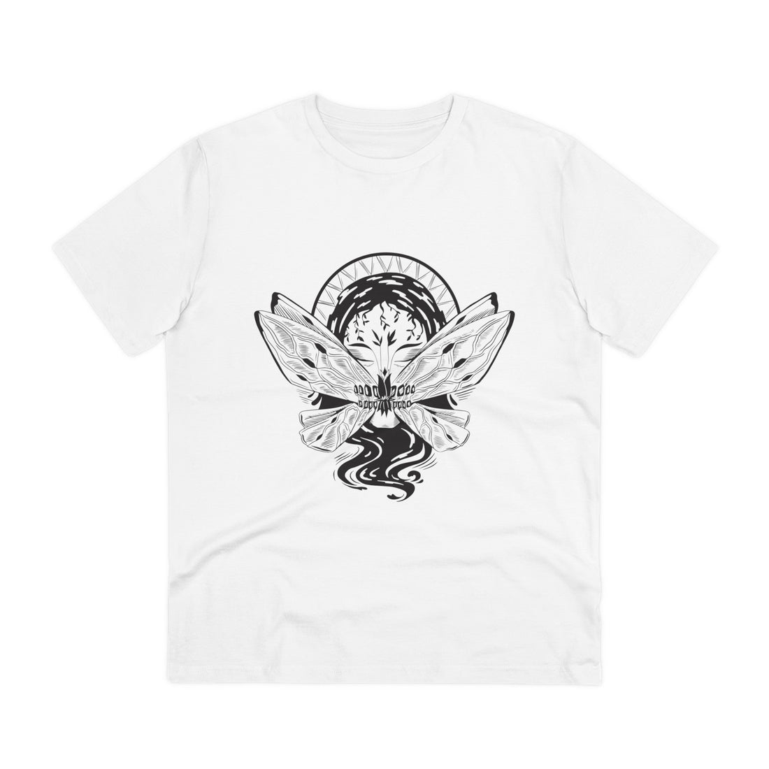 Printify T-Shirt White / 2XS Butterly Mouth - Dark Fantasy - Front Design