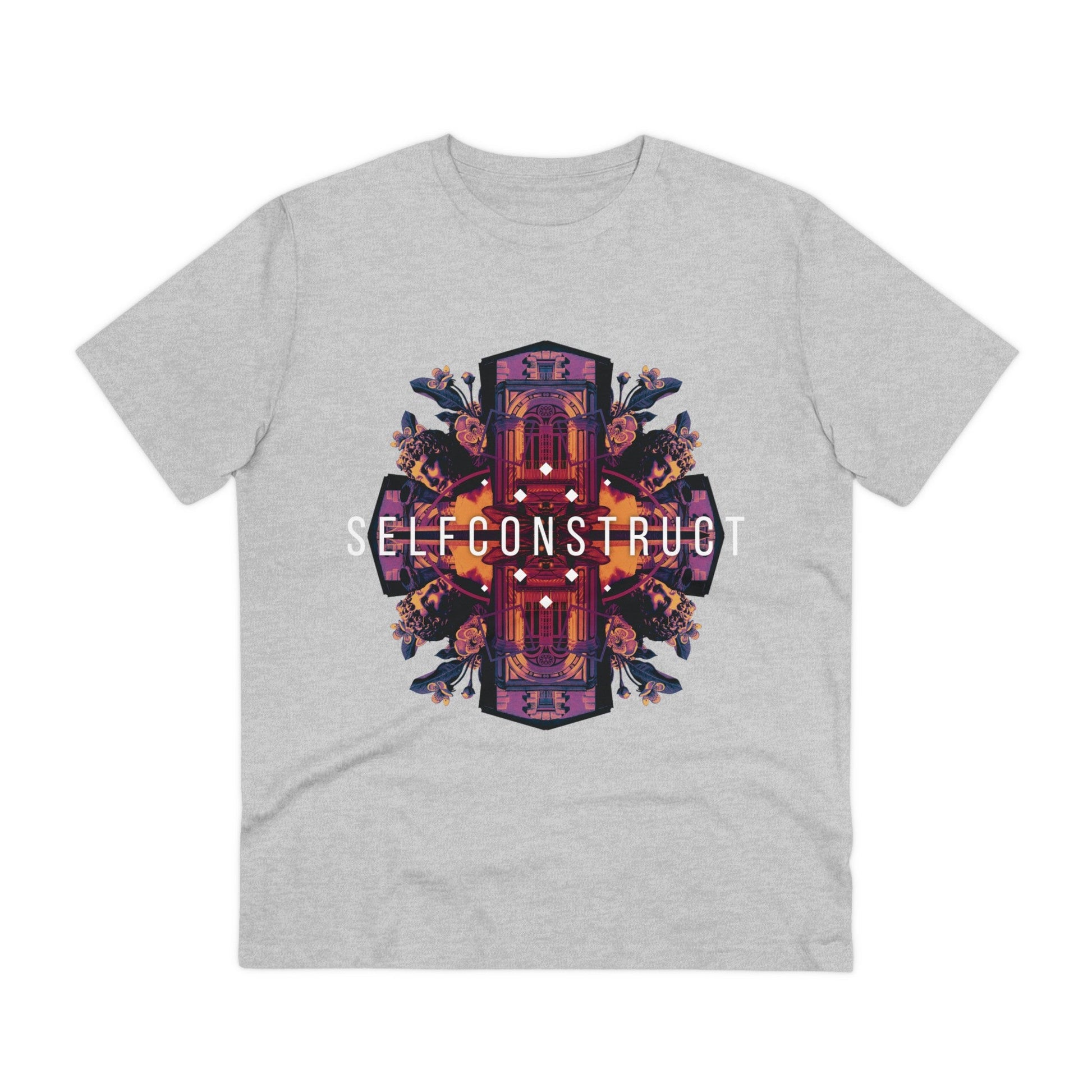 Printify T-Shirt Heather Grey / 2XS Caleidoscope Selfconstruct - Streetwear - Reality Check - Front Design