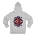 Printify Hoodie Heather Grey / S Caleidoscope Selfconstruct - Streetwear - Reality Check - Hoodie - Back Design