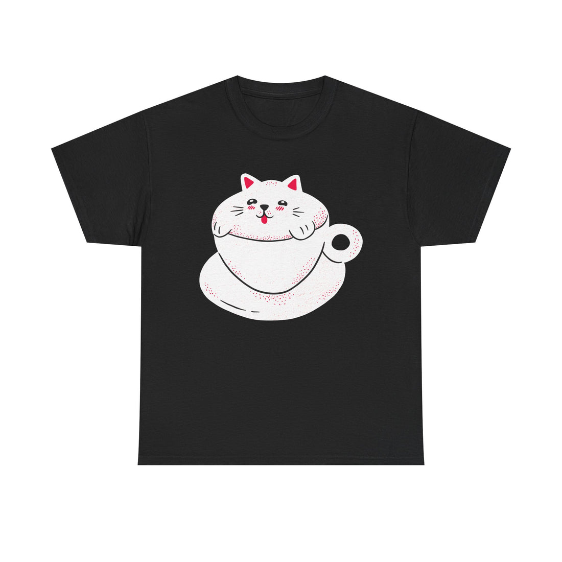 catpuccino-cat-zone-Tshirt-schwarz-front-print
