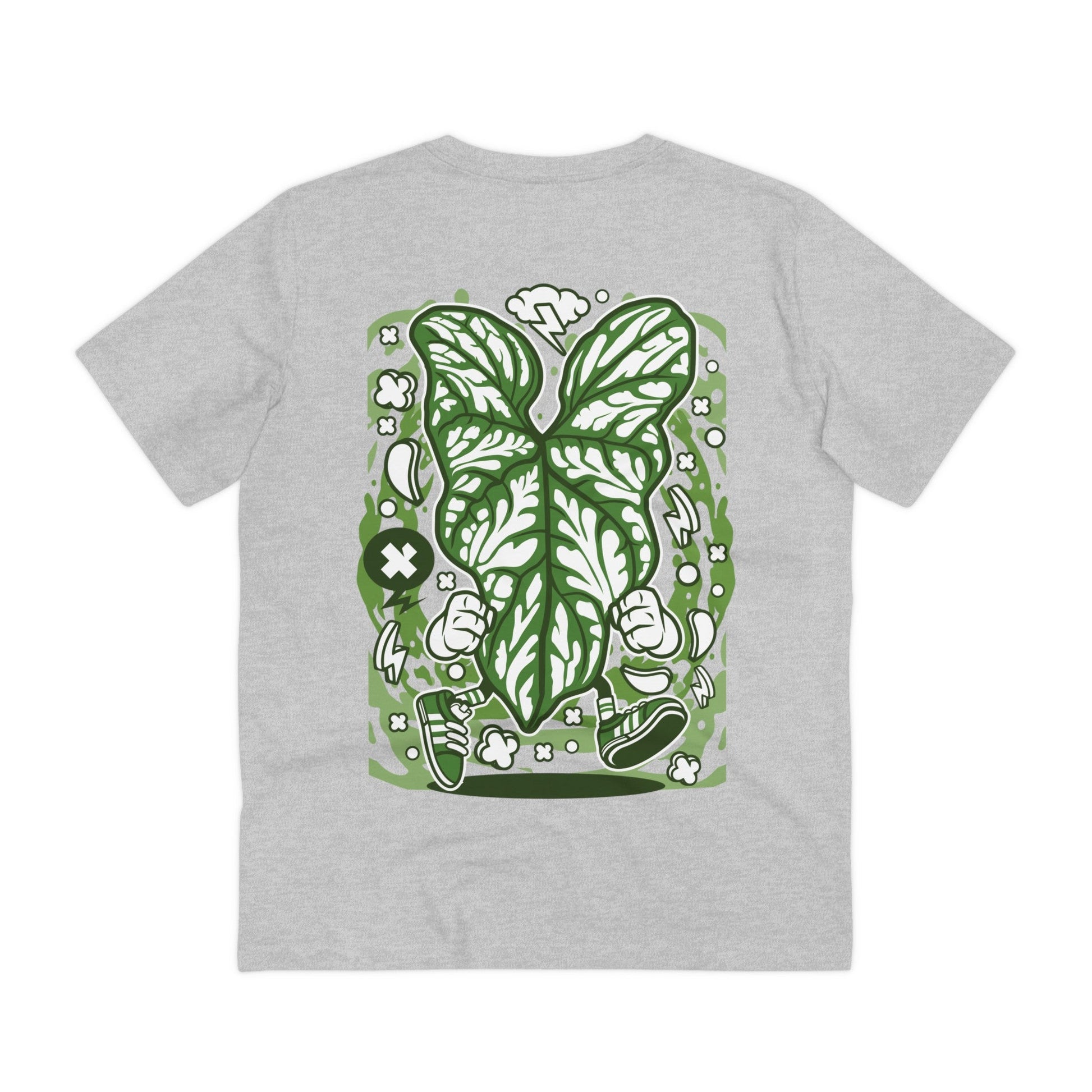 Printify T-Shirt Heather Grey / 2XS Cercestis Mirabilis - Cartoon Plants - Back Design