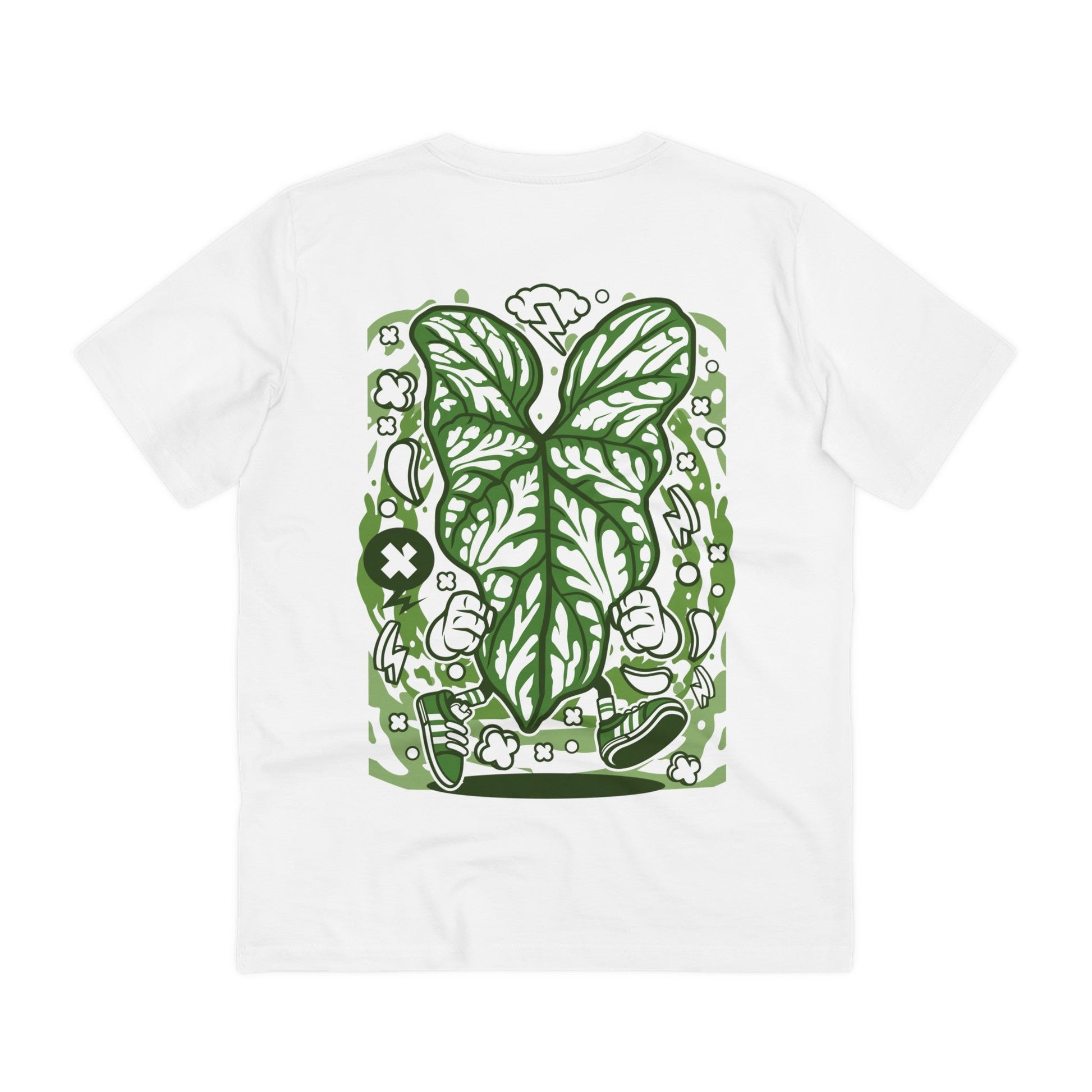 Printify T-Shirt White / 2XS Cercestis Mirabilis - Cartoon Plants - Back Design