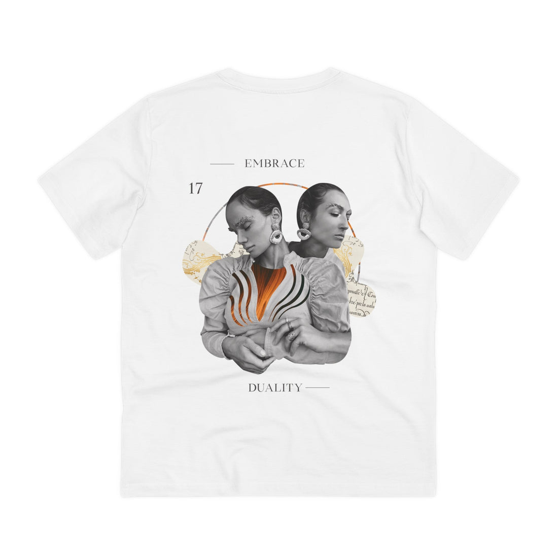Printify T-Shirt White / 2XS Collage Stylish Woman - Modern Collage - Back Design