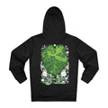 Printify Hoodie Black / 2XL Colosasia Lime Gecko - Cartoon Plants - Hoodie - Back Design