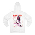 Printify Hoodie White / S Control - Cyborg Characters - Hoodie - Back Design