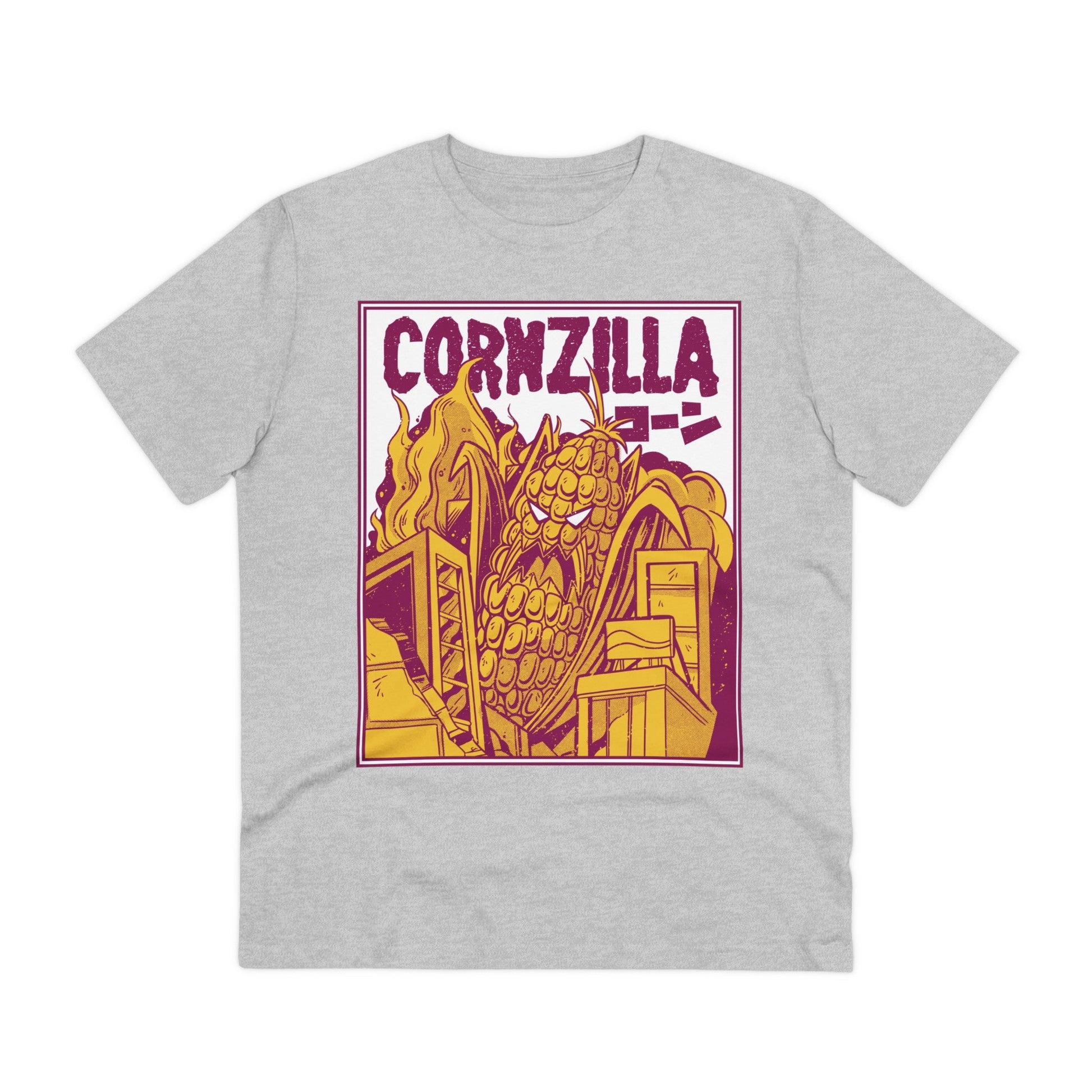 Printify T-Shirt Heather Grey / 2XS Cornzilla - Film Parodie - Front Design