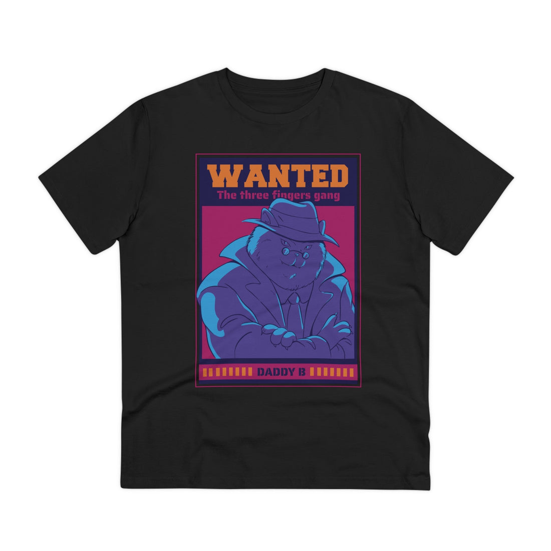 Printify T-Shirt Black / 2XS Daddy B - Cat Mafia - Front Design