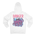 Printify Hoodie White / S Danger Skull - Streetwear - I´m Fine - Hoodie - Back Design
