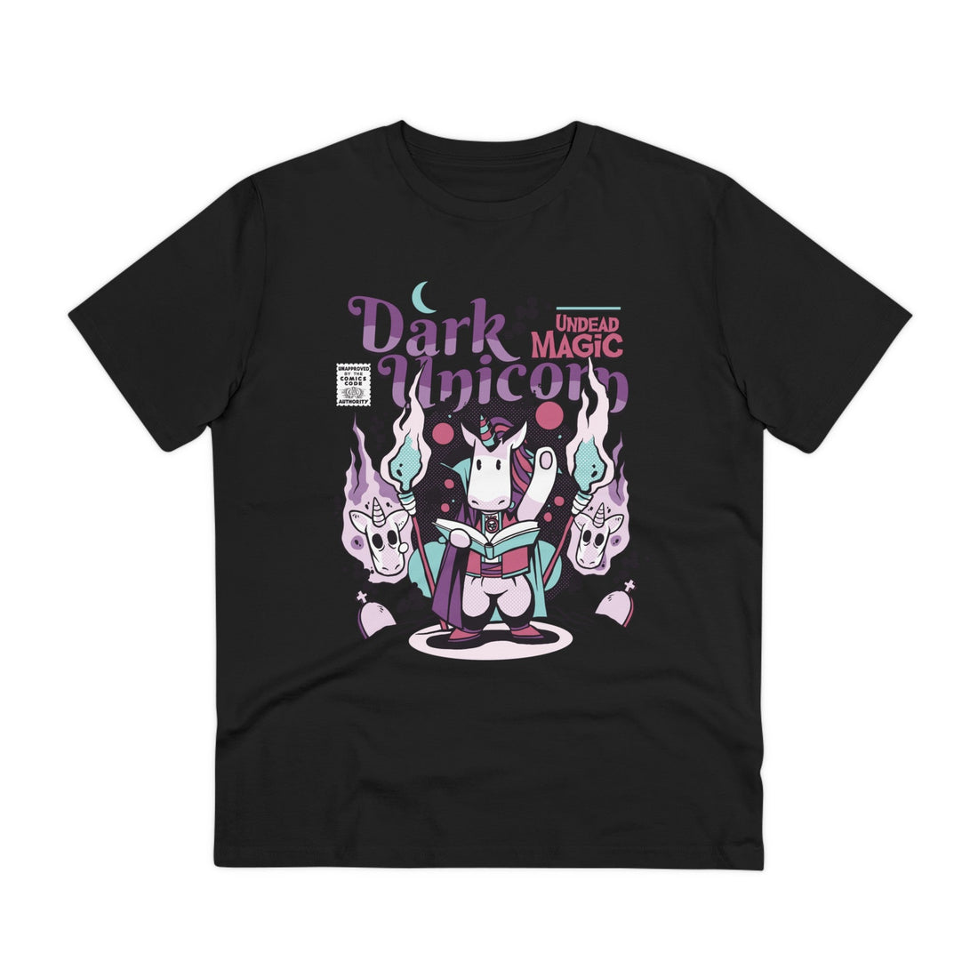 Printify T-Shirt Black / 2XS Dark Magician Unicorn - Unicorn World - Front Design