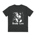 Printify T-Shirt Dark Heather Grey / 2XS Deadly Love - Anime World - Front Design