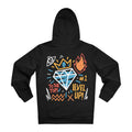 Printify Hoodie Black / 2XL Diamond King - Streetwear - I´m Fine - Hoodie - Back Design