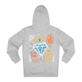 Printify Hoodie Heather Grey / S Diamond King - Streetwear - I´m Fine - Hoodie - Back Design