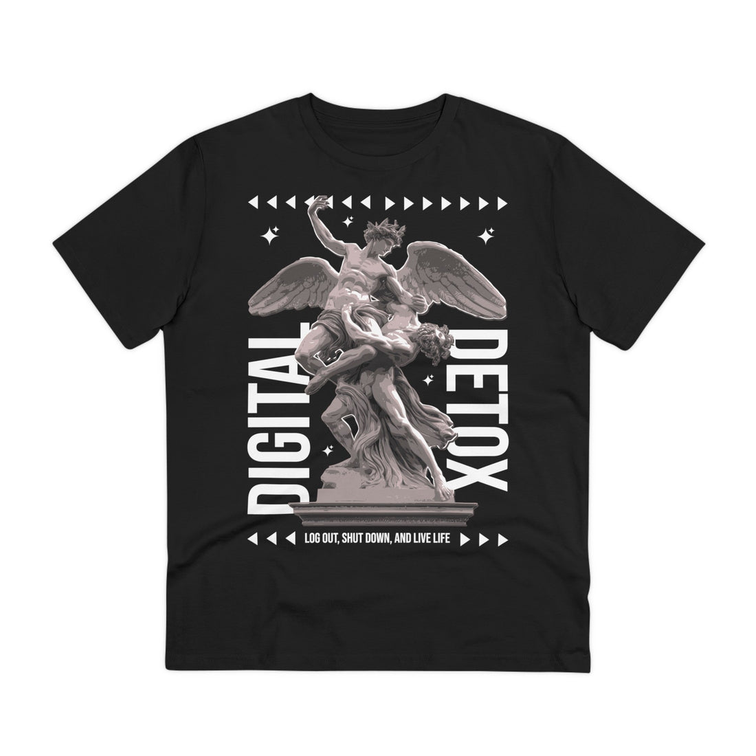 Printify T-Shirt Black / 2XS Digital Detox - Streetwear - Gods Way - Front Design