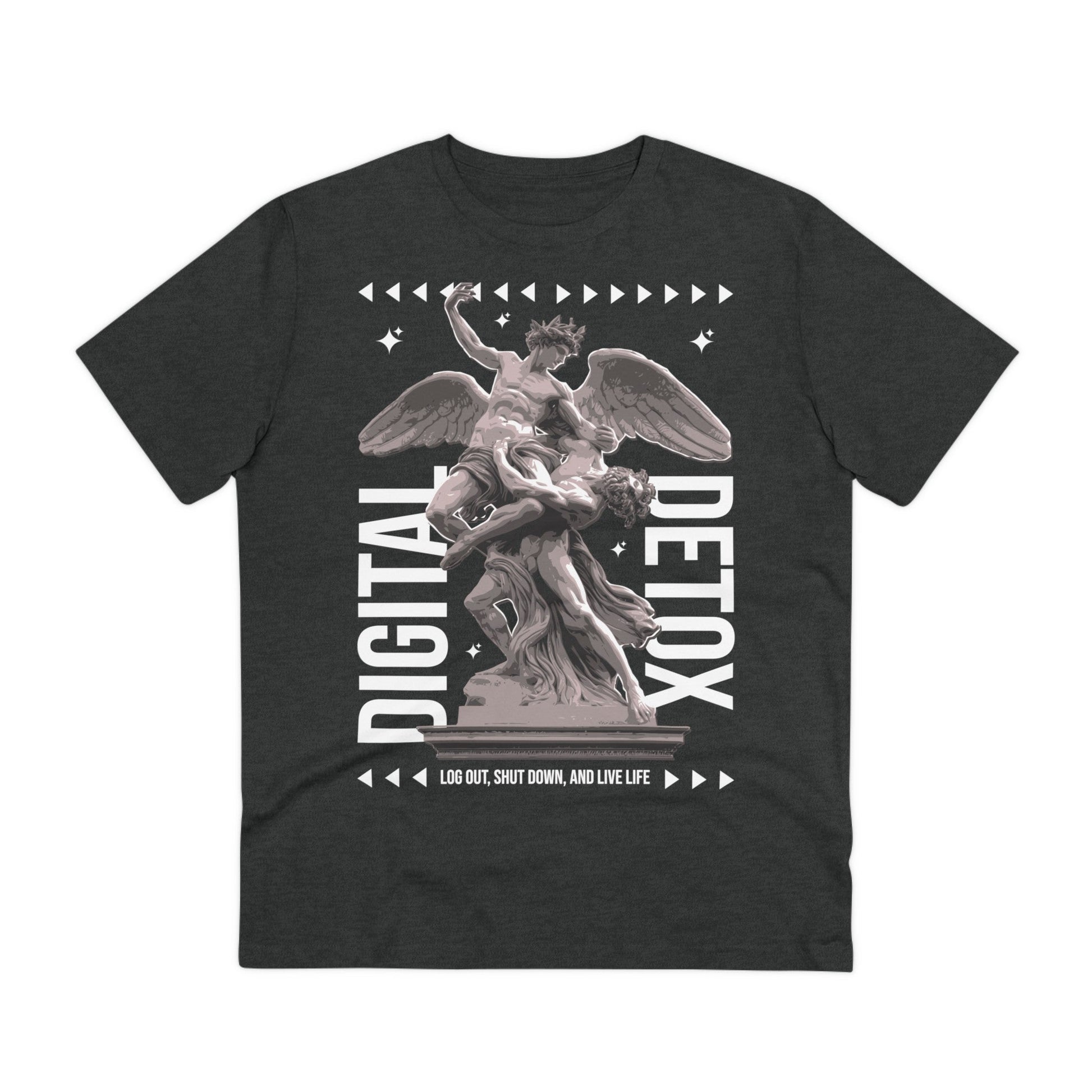 Printify T-Shirt Dark Heather Grey / 2XS Digital Detox - Streetwear - Gods Way - Front Design