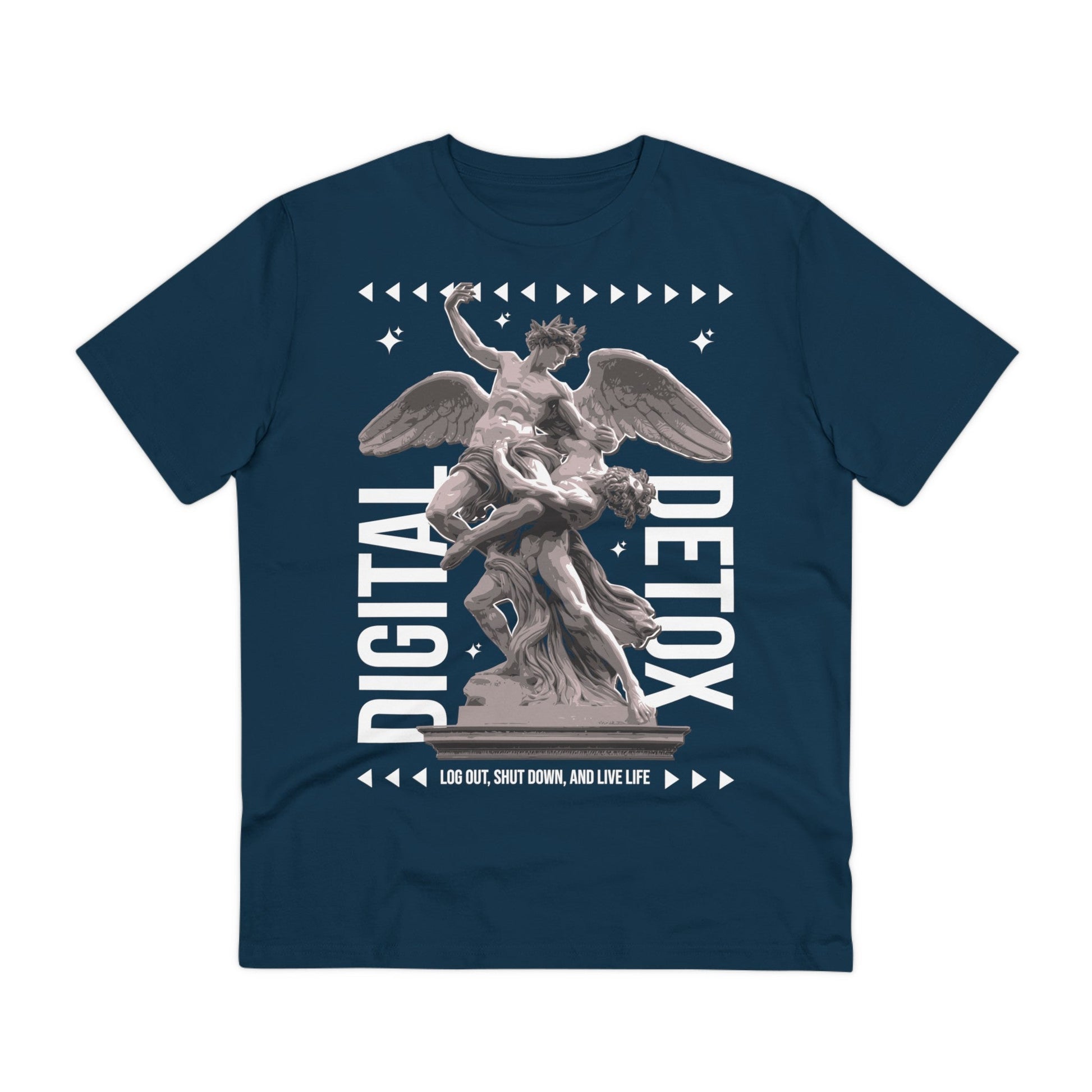 Printify T-Shirt French Navy / 2XS Digital Detox - Streetwear - Gods Way - Front Design