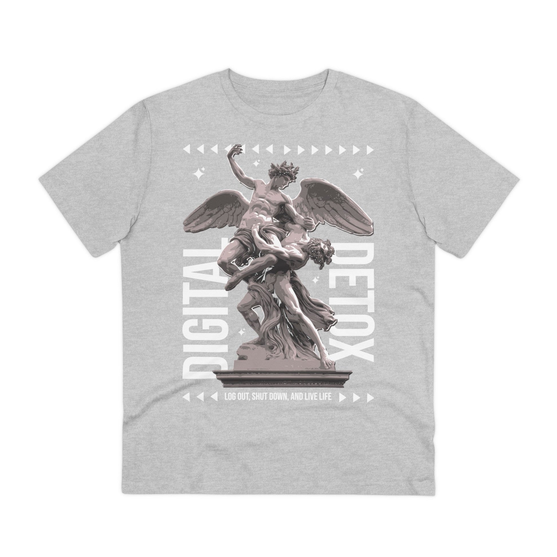 Printify T-Shirt Heather Grey / 2XS Digital Detox - Streetwear - Gods Way - Front Design