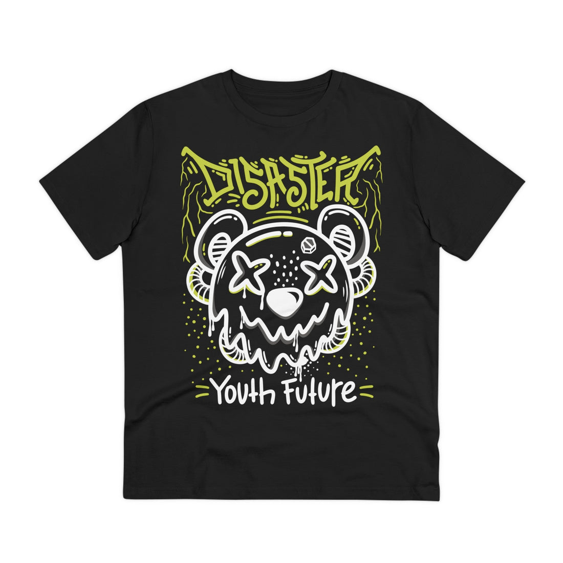 Printify T-Shirt Black / 2XS Disaster Bear - Streetwear - I´m Fine - Front Design