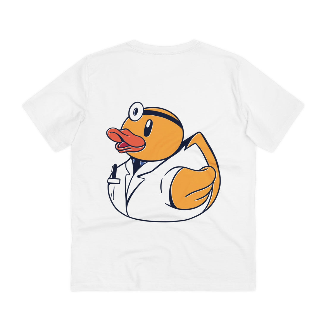 Printify T-Shirt White / 2XS Doctor - Rubber Duck - Back Design