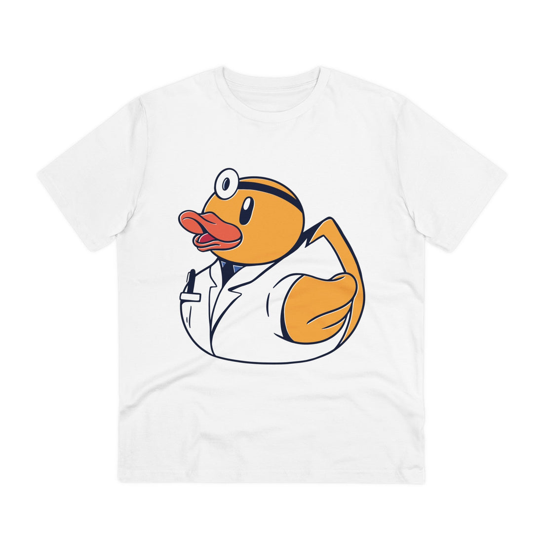 Printify T-Shirt White / 2XS Doctor - Rubber Duck - Front Design