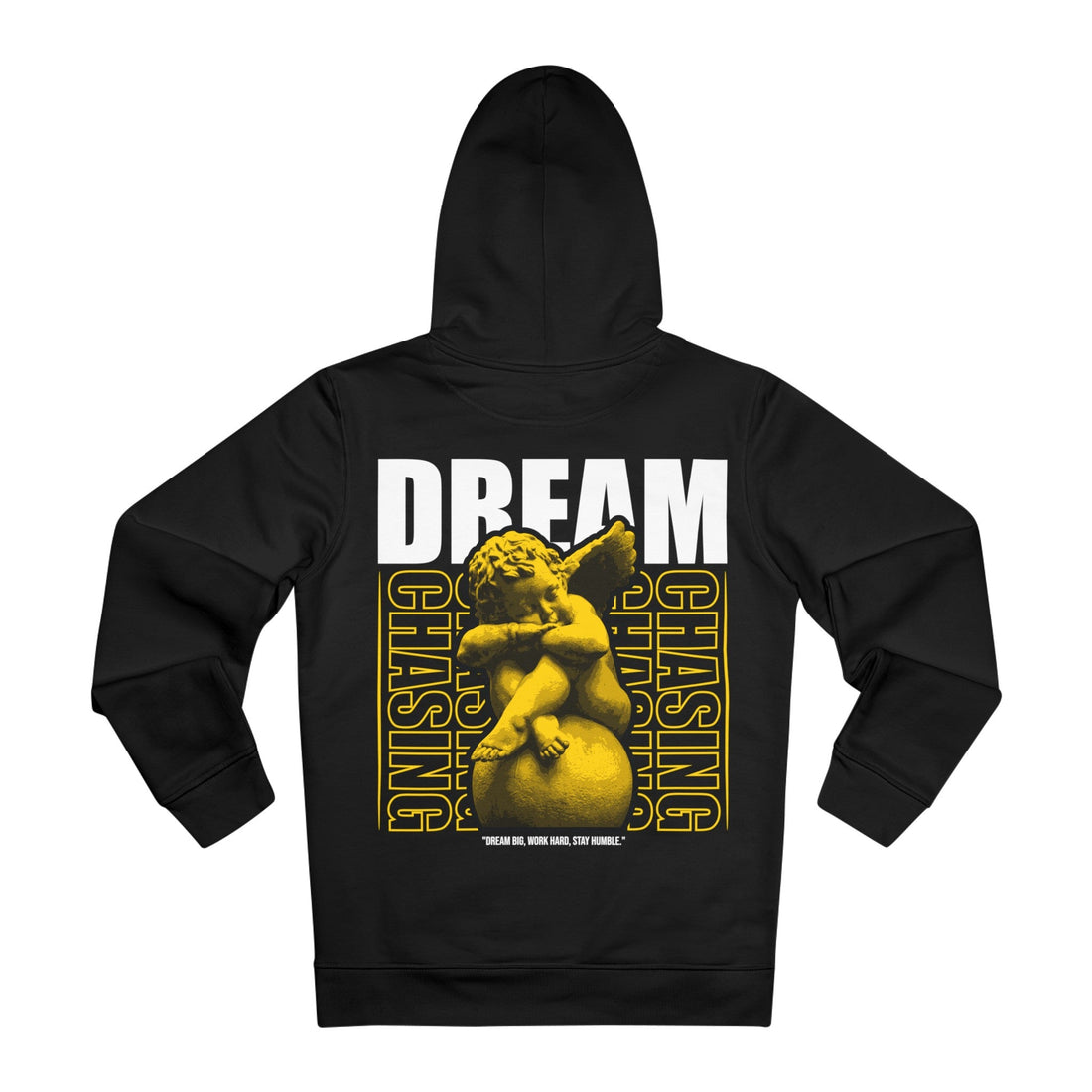 Printify Hoodie Black / 2XL Dream Chasing - Streetwear - Gods Way - Hoodie - Back Design