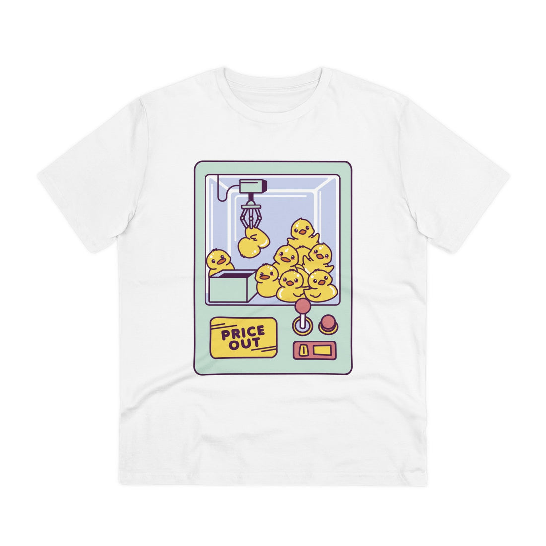 Printify T-Shirt White / 2XS Duck Machine - Rubber Duck - Front Design