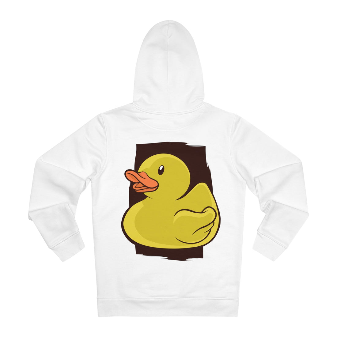 Printify Hoodie White / S Duck - Rubber Duck - Hoodie - Back Design